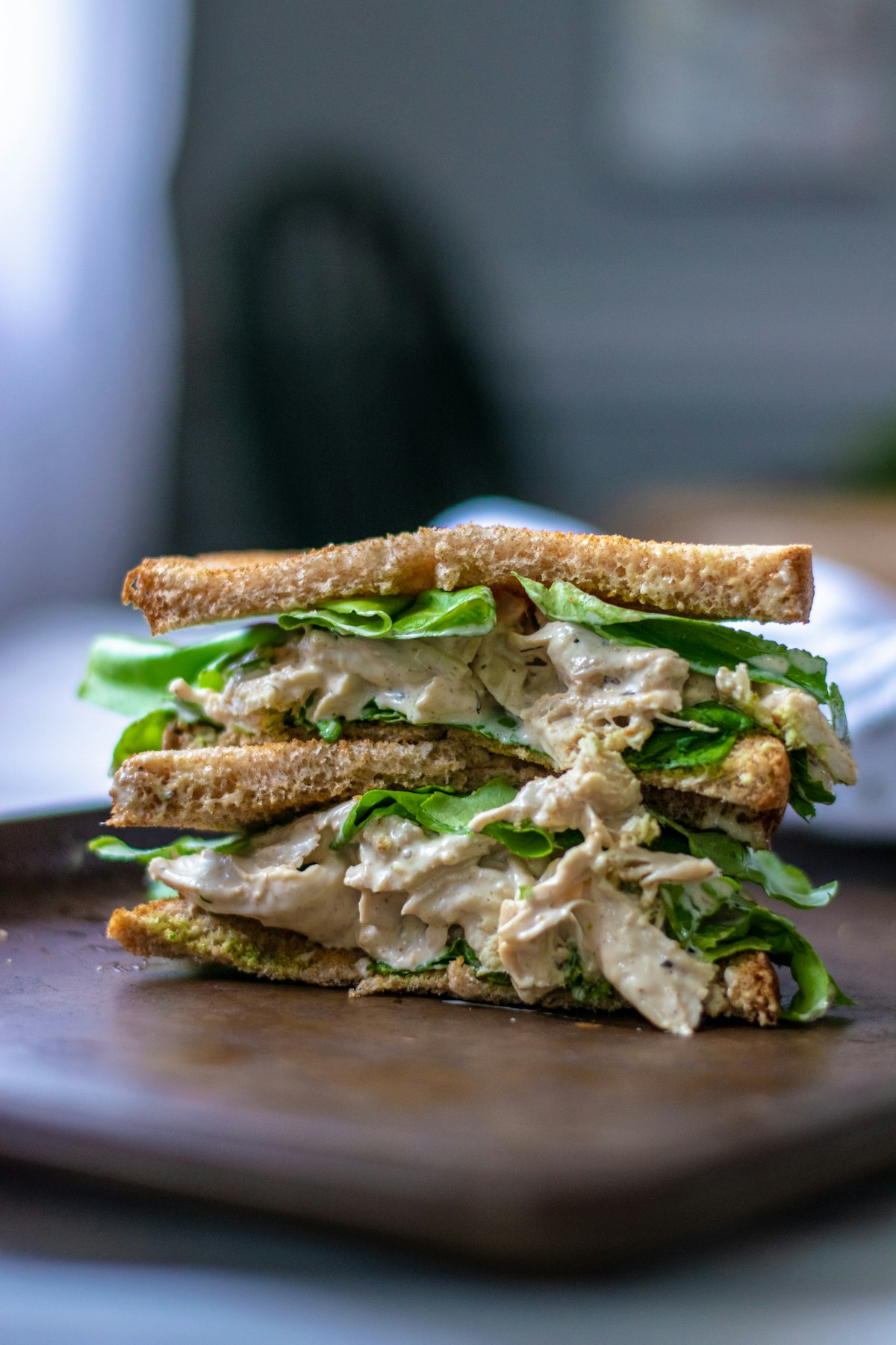 a sandwich on a plate